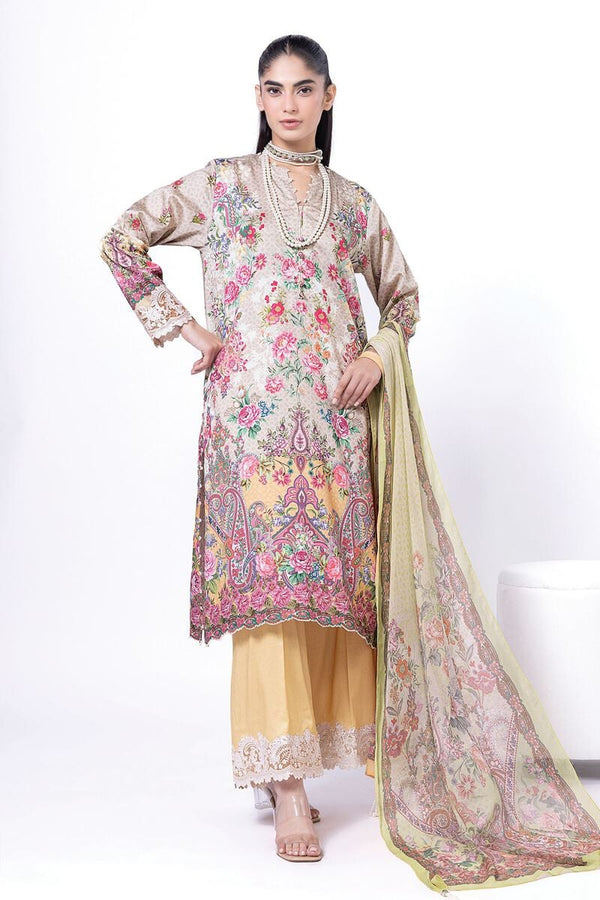3Pc Khaddi Original Slub Khaddar