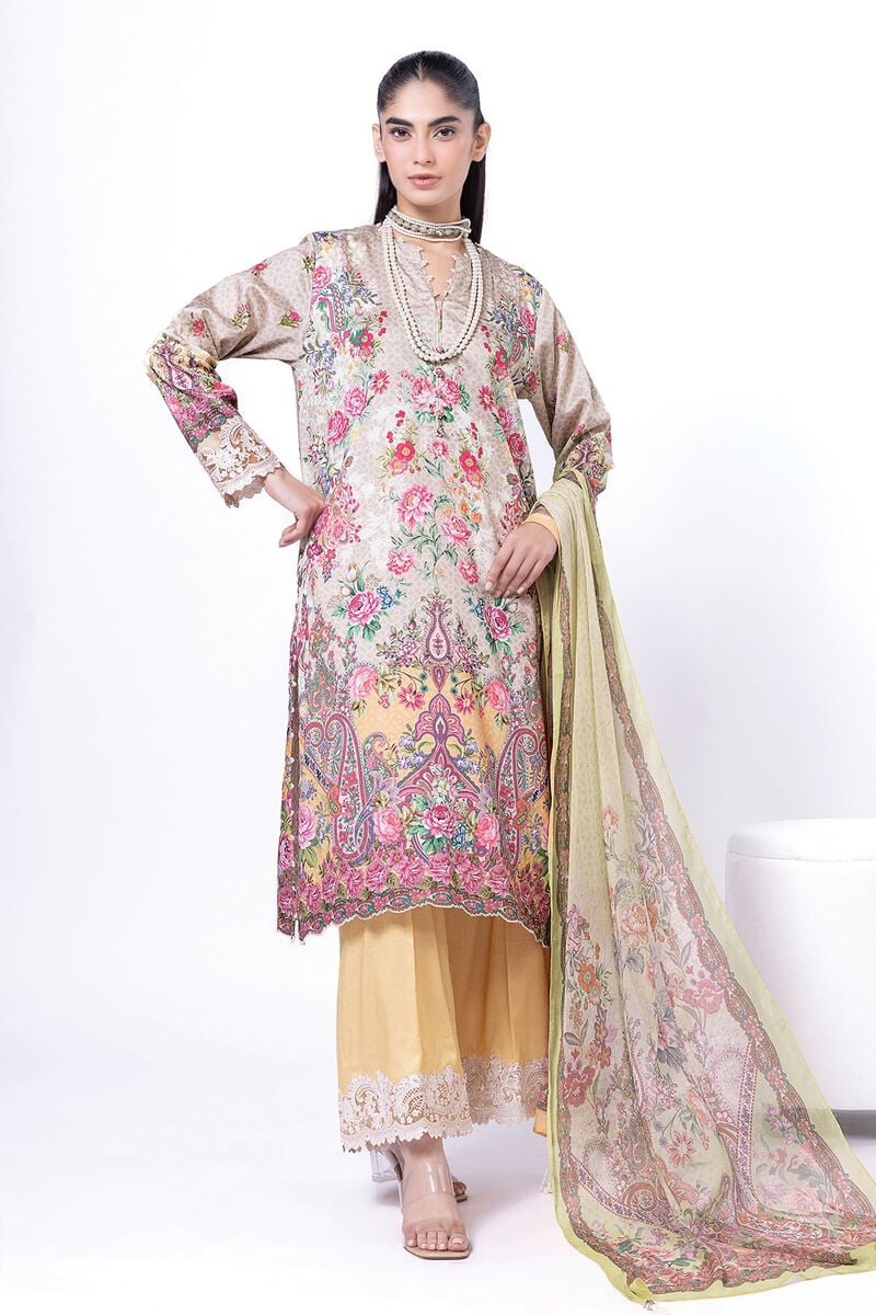 3Pc Khaddi Original Slub Khaddar