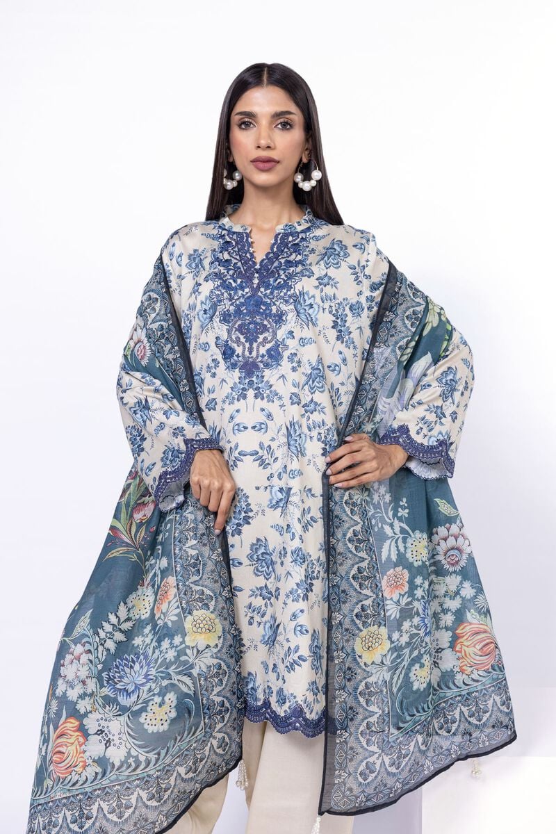 3Pc Khaddi Original Slub Khaddar