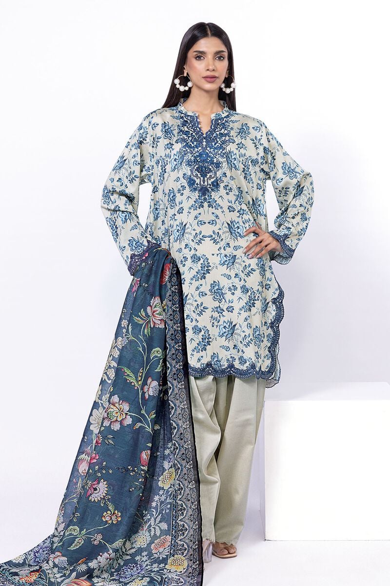 3Pc Khaddi Original Slub Khaddar