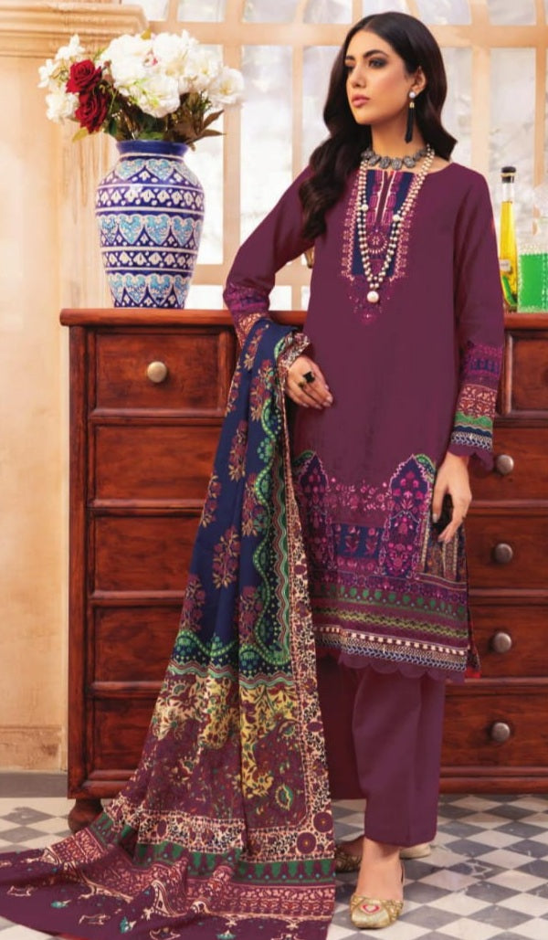 3Pc Mausummery Original  Khaddar